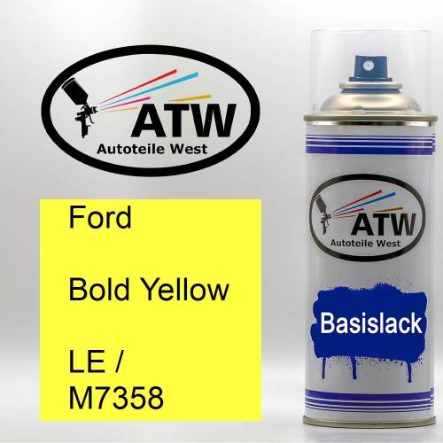 Ford, Bold Yellow, LE / M7358: 400ml Sprühdose, von ATW Autoteile West.